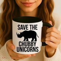 Save The Chubby Unicorn Funny Coffee Mug thumb 3