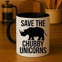 Save The Chubby Unicorn Funny Coffee Mug thumb 4