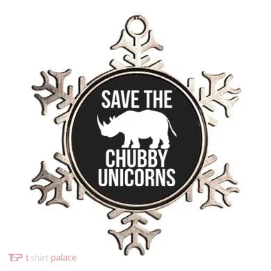 Save The Chubby Unicorn Funny Ornament