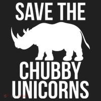 Save The Chubby Unicorn Funny Golf Towel thumb 3