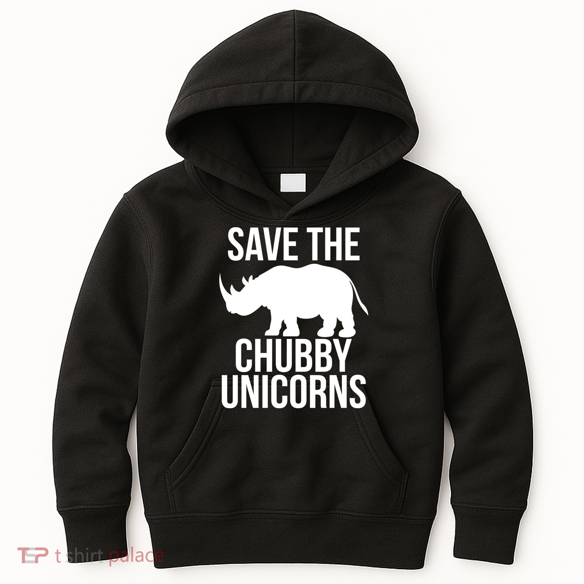 Save The Chubby Unicorn Funny Kids Hoodie