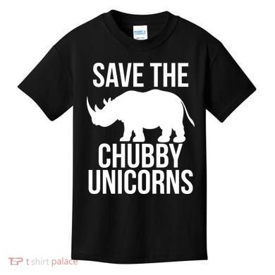 Save The Chubby Unicorn Funny Kids T-Shirt