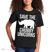 Save The Chubby Unicorn Funny Kids T-Shirt thumb 2