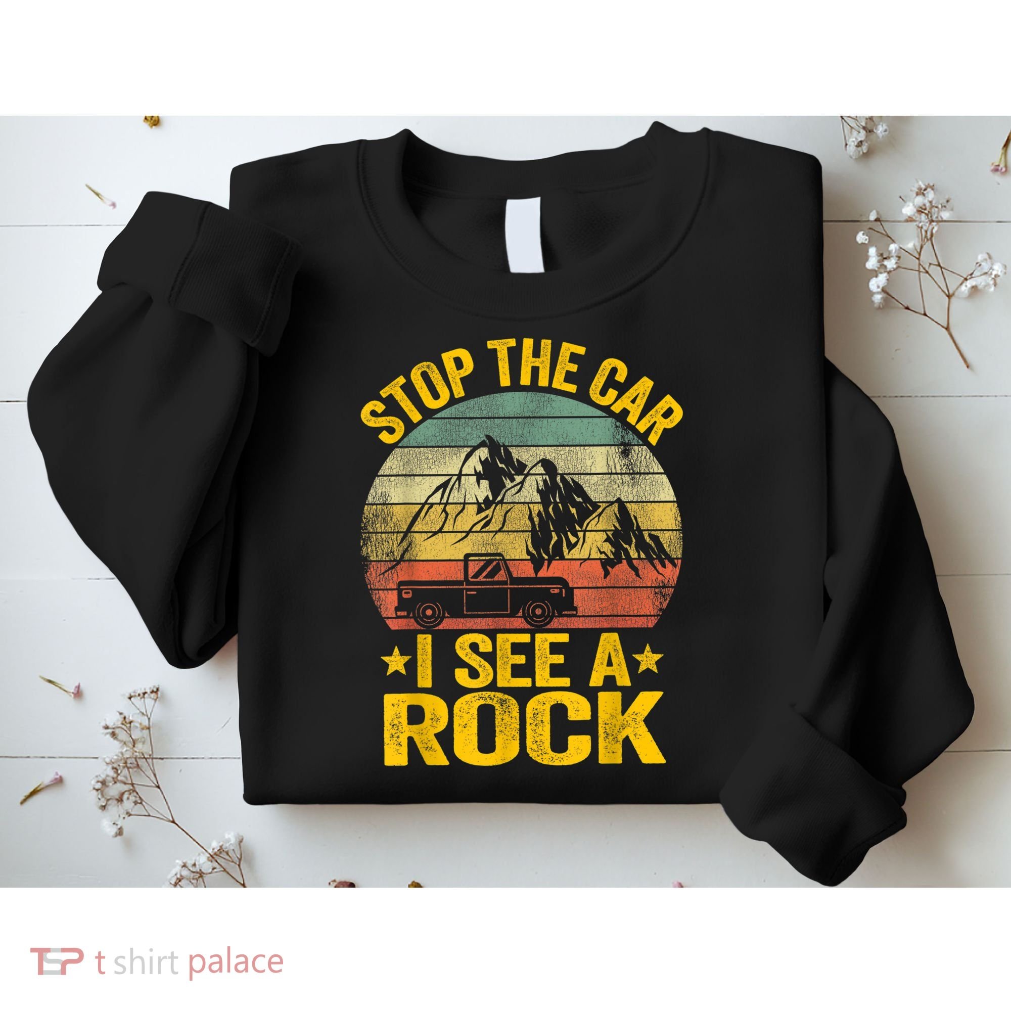 Stop The Car I See A Rock Collector Geology Funny Geologist Sweatshirt