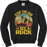 Stop The Car I See A Rock Collector Geology Funny Geologist Kids Sweatshirt thumb 0