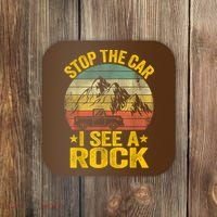 Stop The Car I See A Rock Collector Geology Funny Geologist Coaster thumb 0