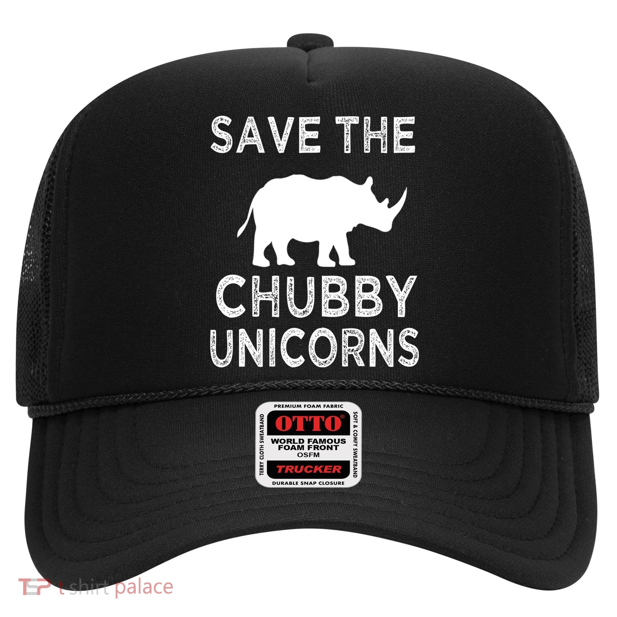 Save The Chubby Unicorns Rhino Funny Cute Gift Hat