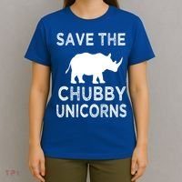 Save The Chubby Unicorns Rhino Funny Cute Gift T-Shirt thumb 4