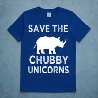 Save The Chubby Unicorns Rhino Funny Cute Gift T-Shirt thumb 5