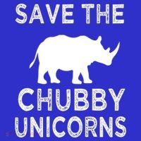 Save The Chubby Unicorns Rhino Funny Cute Gift Polo thumb 2