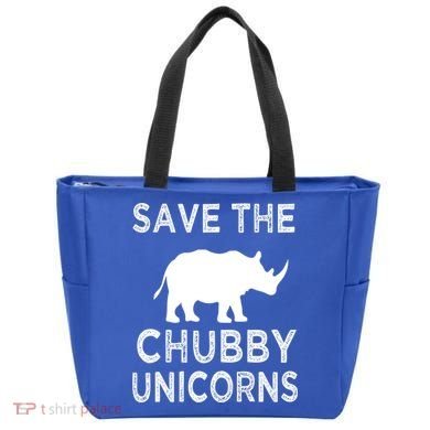 Save The Chubby Unicorns Rhino Funny Cute Gift Tote Bag