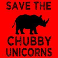 Save The Chubby Unicorns Rhino Funny Cute Gift Santa Hat thumb 1
