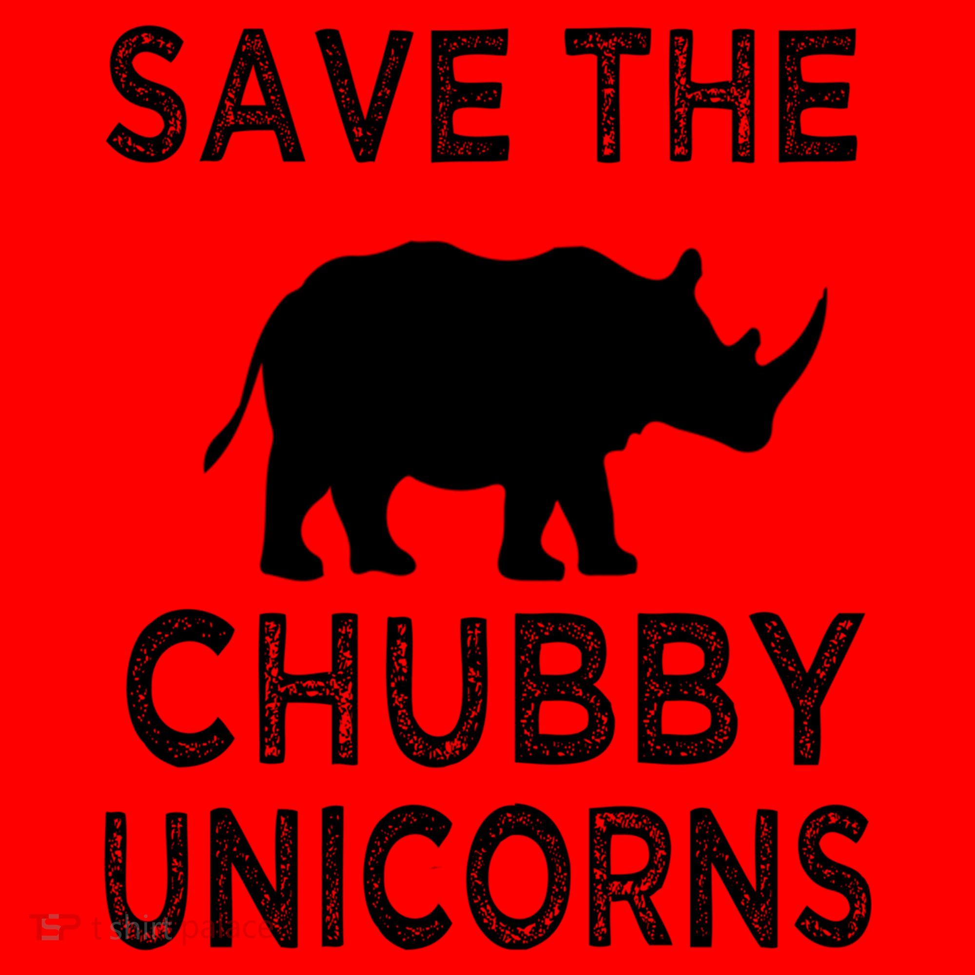 Save The Chubby Unicorns Rhino Funny Cute Gift Santa Hat