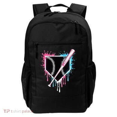 Sport Team Cool B.A.S.E.B.A.L.L Home Plate Drip With Sprinkles Drip Backpack