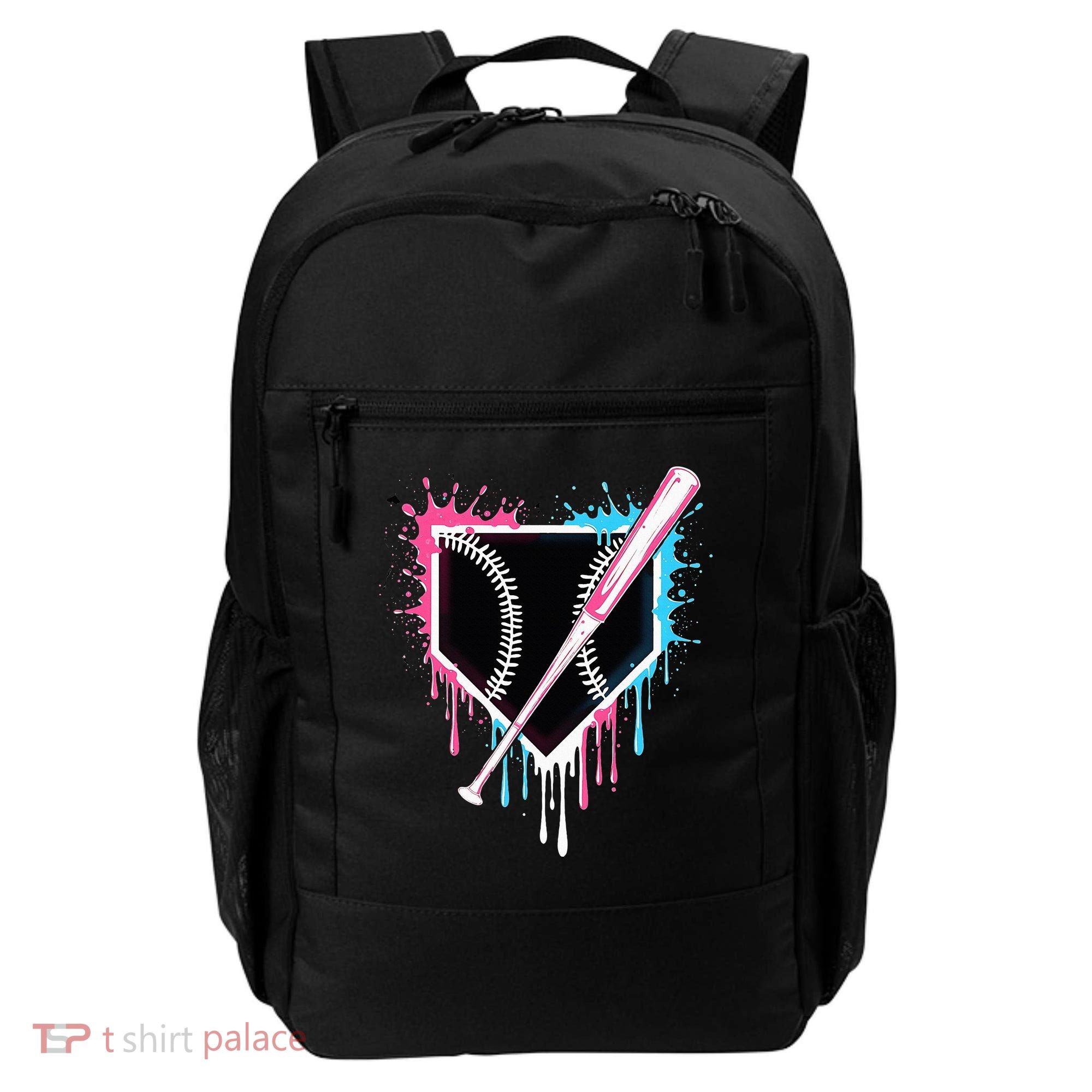 Sport Team Cool B.A.S.E.B.A.L.L Home Plate Drip With Sprinkles Drip Backpack