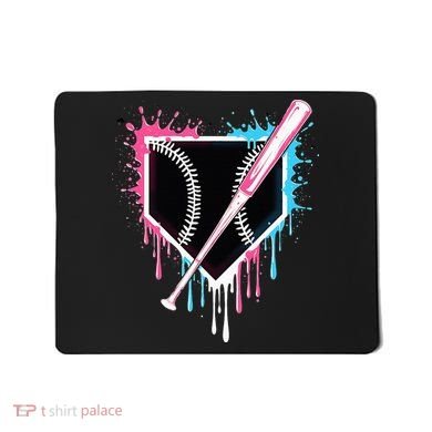 Sport Team Cool B.A.S.E.B.A.L.L Home Plate Drip With Sprinkles Drip Mousepad