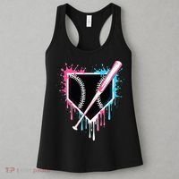 Sport Team Cool B.A.S.E.B.A.L.L Home Plate Drip With Sprinkles Drip Women's Tank Top thumb 3