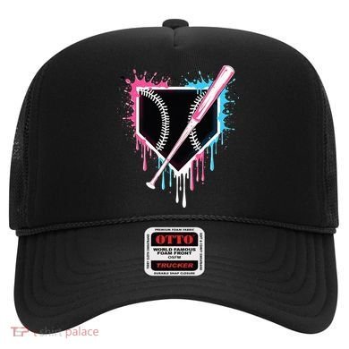 Sport Team Cool B.A.S.E.B.A.L.L Home Plate Drip With Sprinkles Drip Hat