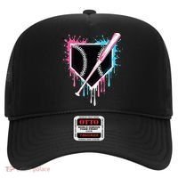 Sport Team Cool B.A.S.E.B.A.L.L Home Plate Drip With Sprinkles Drip Hat thumb 0