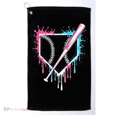 Sport Team Cool B.A.S.E.B.A.L.L Home Plate Drip With Sprinkles Drip Golf Towel