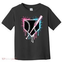 Sport Team Cool B.A.S.E.B.A.L.L Home Plate Drip With Sprinkles Drip Toddler T-Shirt thumb 0