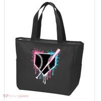 Sport Team Cool B.A.S.E.B.A.L.L Home Plate Drip With Sprinkles Drip Tote Bag thumb 3