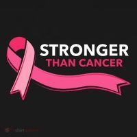 Stronger Than Cancer Pink Ribbon Coaster thumb 2