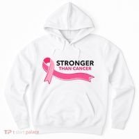 Stronger Than Cancer Pink Ribbon Hoodie thumb 0