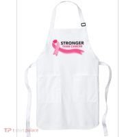 Stronger Than Cancer Pink Ribbon Apron thumb 0