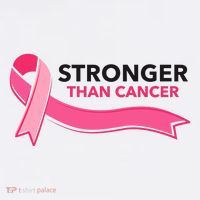 Stronger Than Cancer Pink Ribbon Baby Bodysuit thumb 2