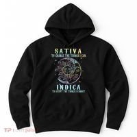 Sativa To Change The Things I Can Indica Cannabis W Tie Dye Hoodie thumb 0