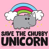Save The Chubby Unicorn Love Rhinos Coaster thumb 2