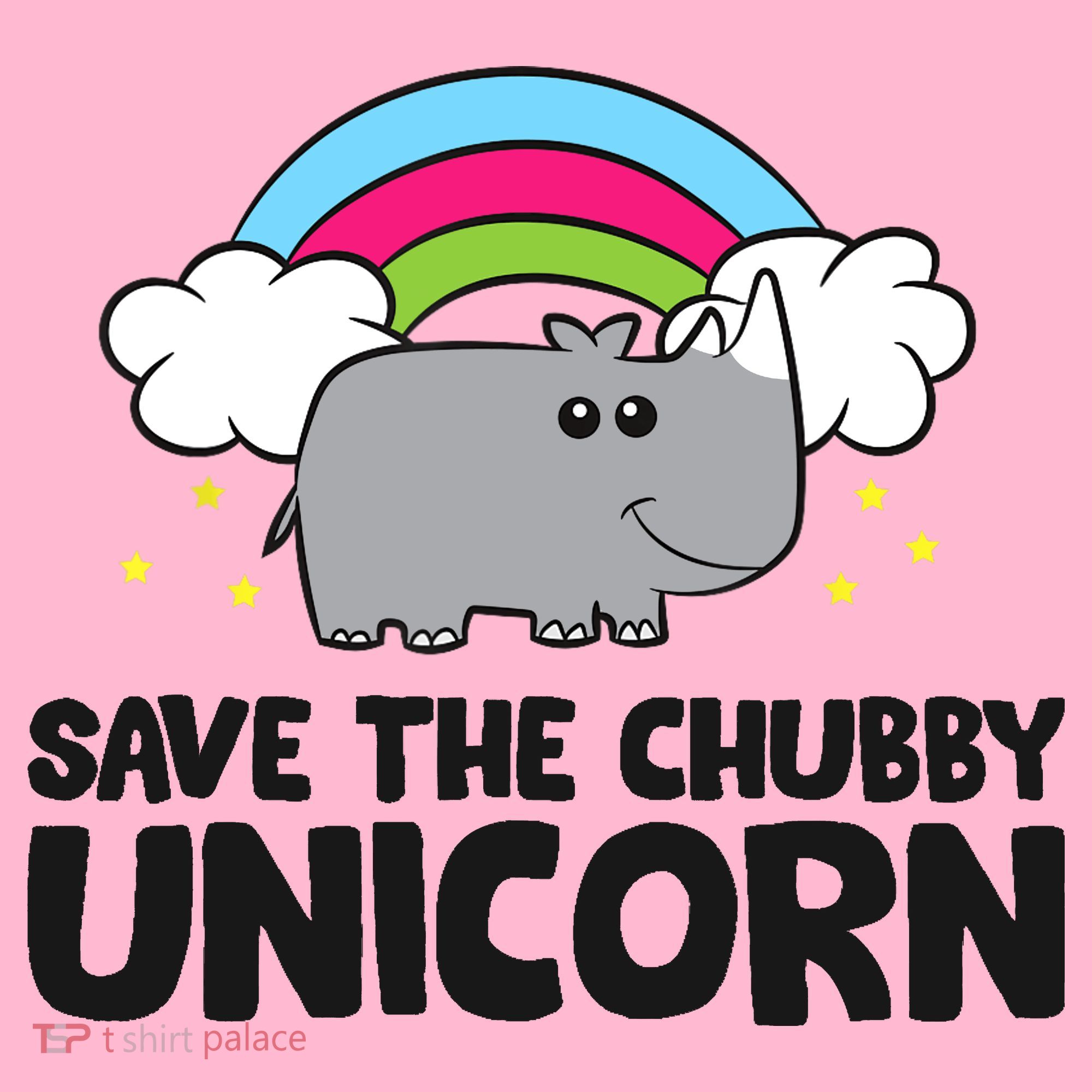 Save The Chubby Unicorn Love Rhinos Coaster