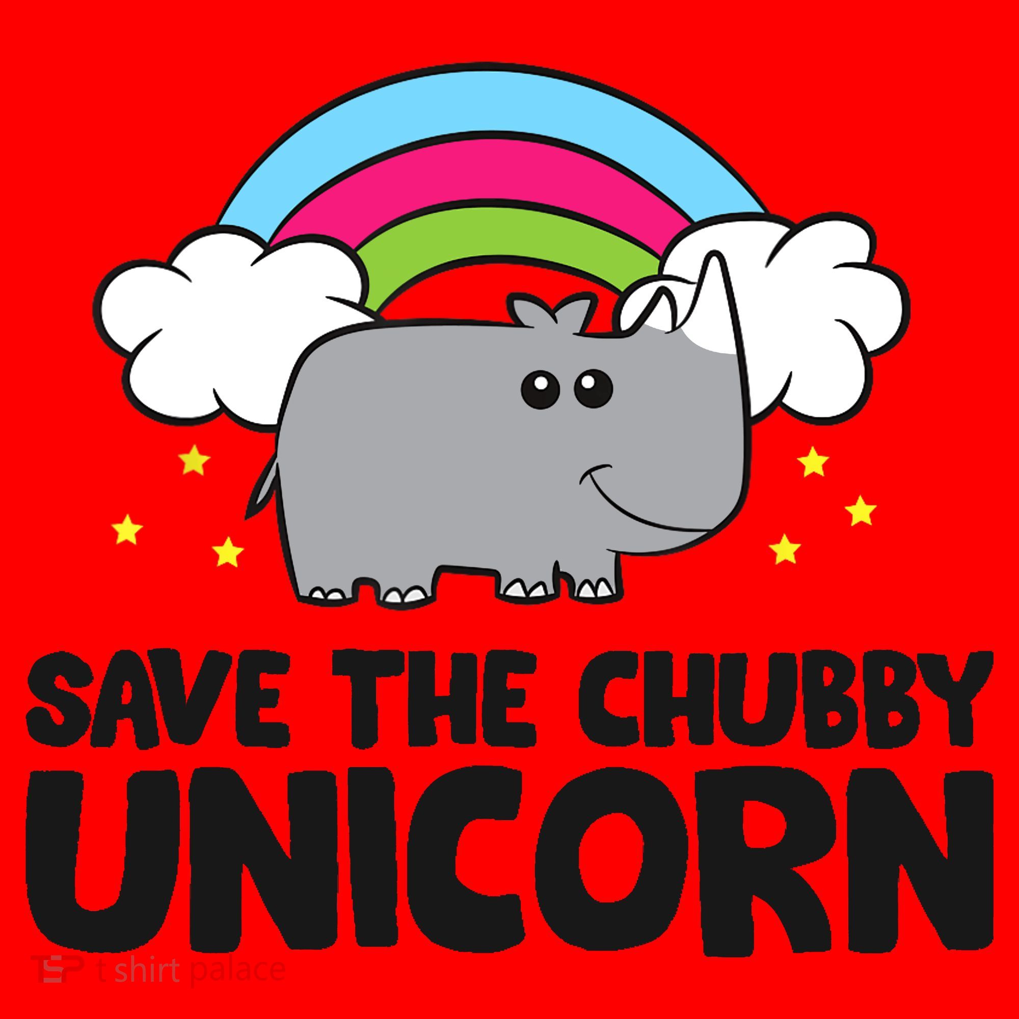 Save The Chubby Unicorn Love Rhinos Santa Hat