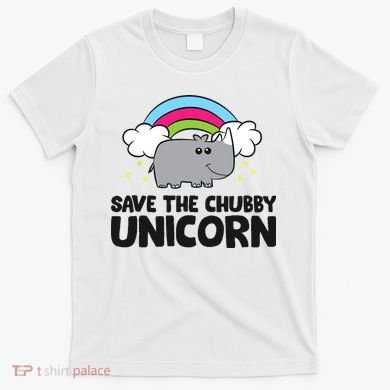 Save The Chubby Unicorn Love Rhinos T-Shirt