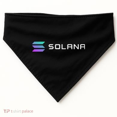 Solana Token, Crypto, DeFi, Crypto Exchange, Solana Crypto USA-Made Doggie Bandana