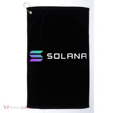 Solana Token, Crypto, DeFi, Crypto Exchange, Solana Crypto Golf Towel