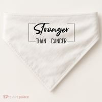 Stronger Than Cancer USA-Made Doggie Bandana thumb 0