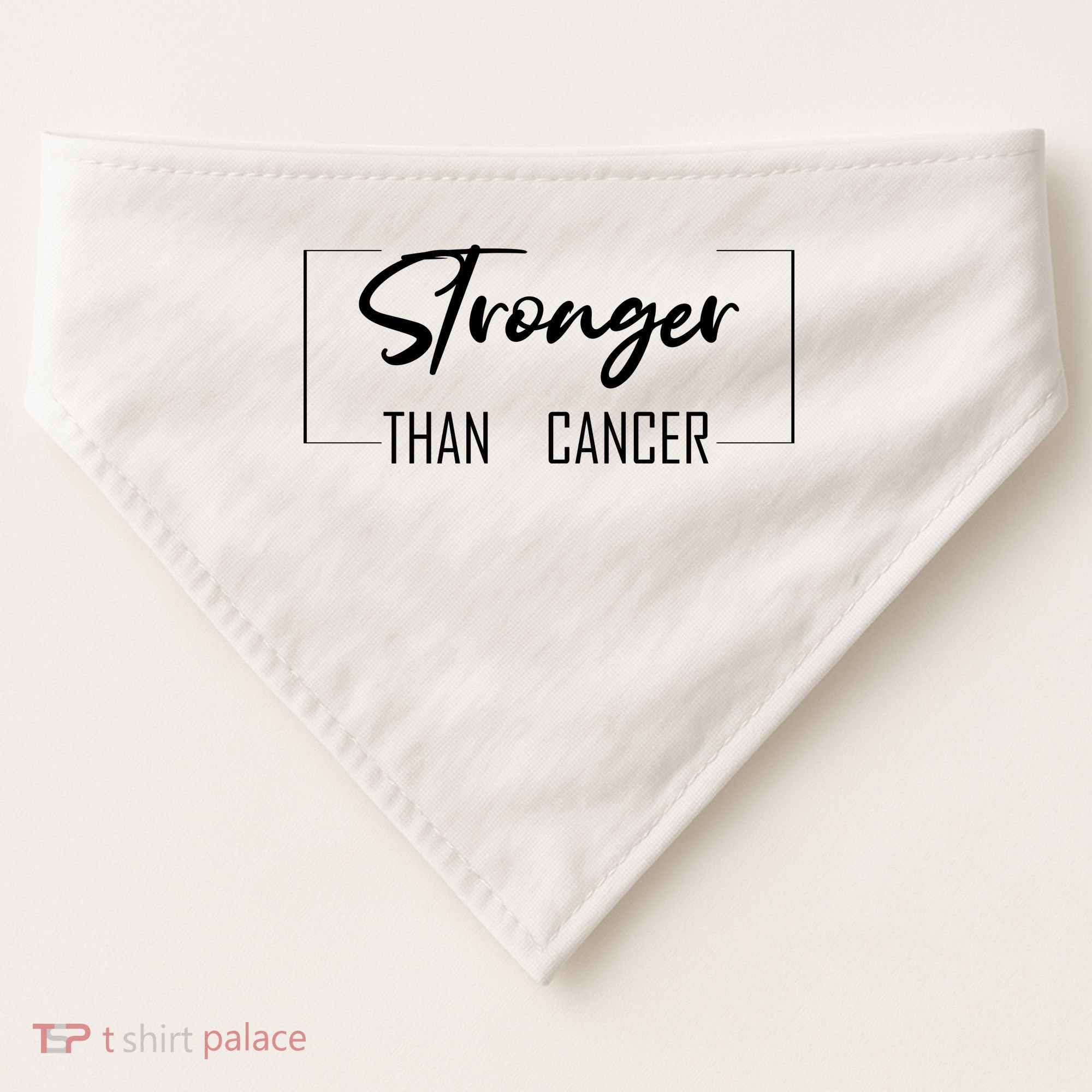 Stronger Than Cancer USA-Made Doggie Bandana