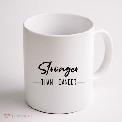 Stronger Than Cancer Coffee Mug back