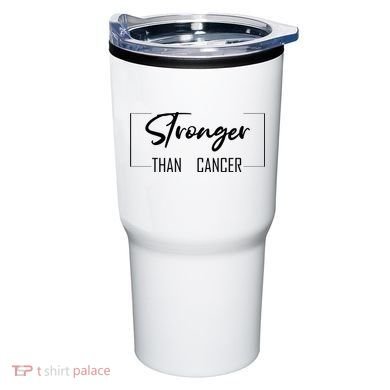 Stronger Than Cancer Tumbler