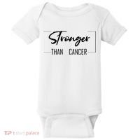 Stronger Than Cancer Baby Bodysuit thumb 0