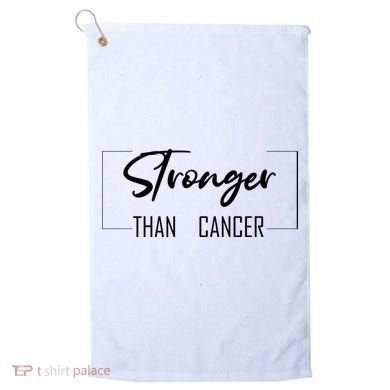Stronger Than Cancer Golf Towel