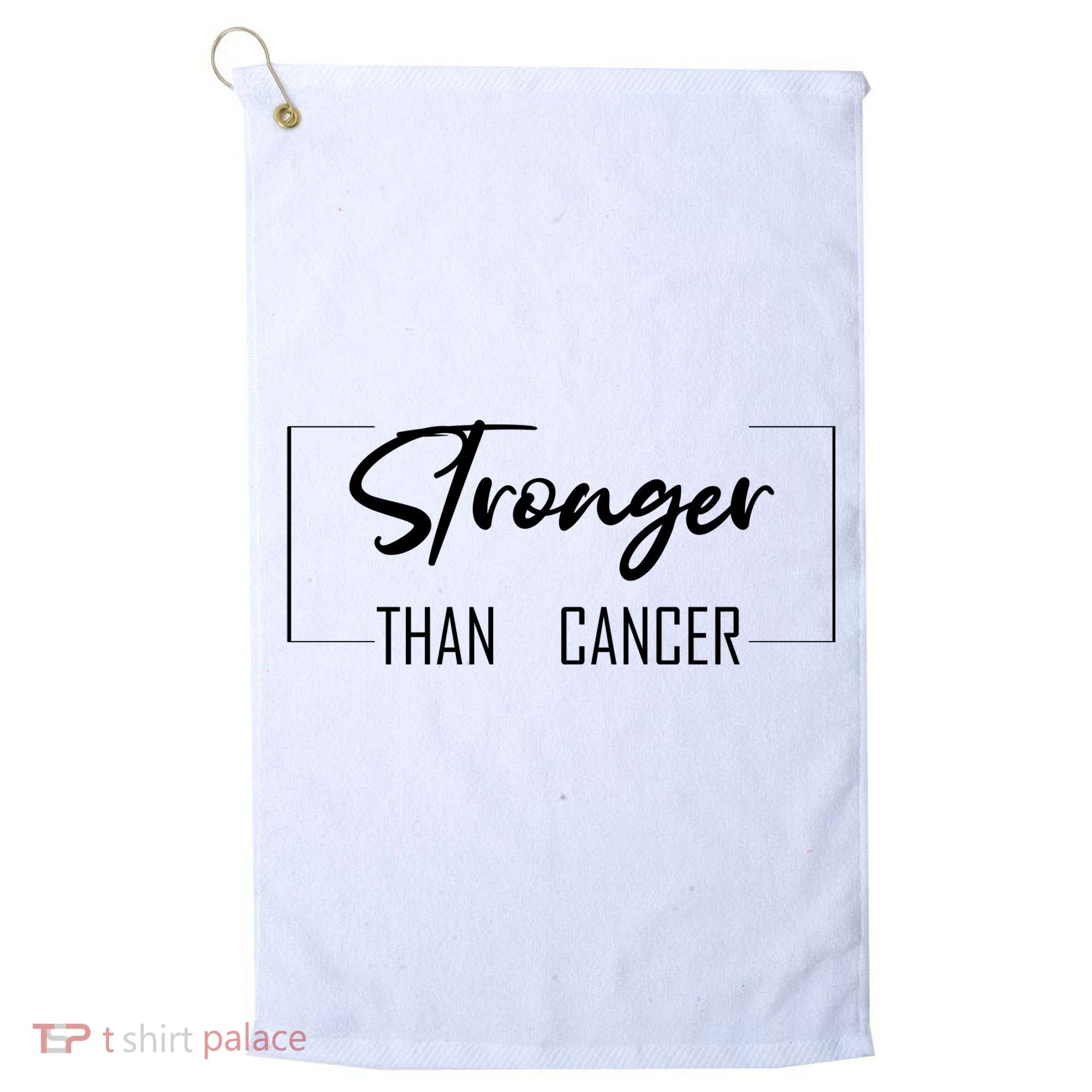 Stronger Than Cancer Golf Towel