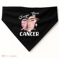 Stronger Than Cancer Girl USA-Made Doggie Bandana thumb 0
