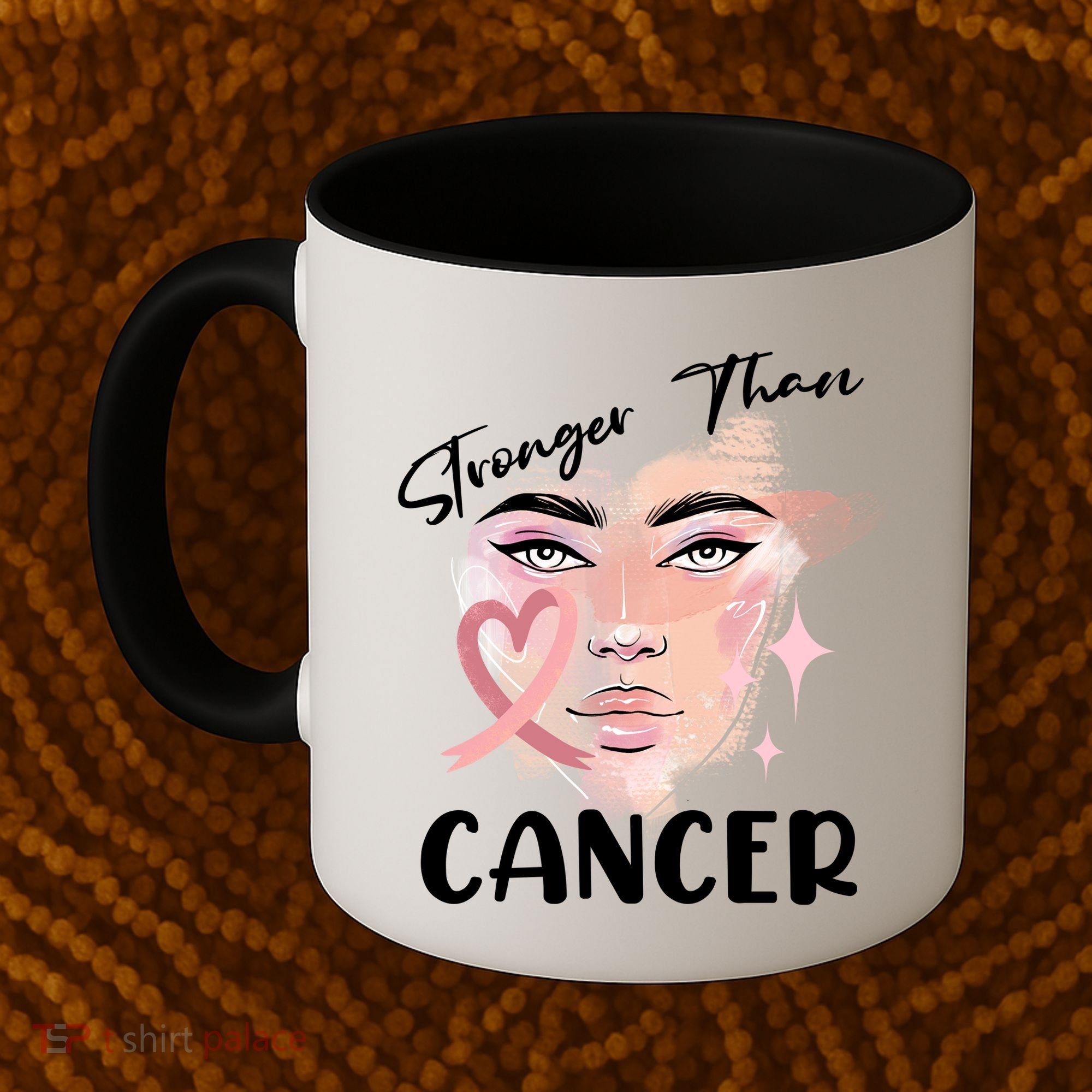 Stronger Than Cancer Girl Coffee Mug