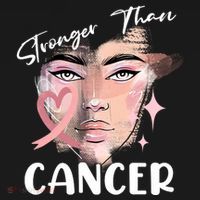 Stronger Than Cancer Girl Women's Hoodie thumb 2