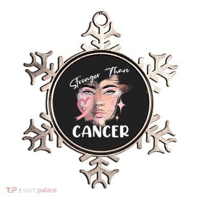 Stronger Than Cancer Girl Ornament
