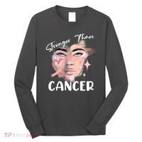 Stronger Than Cancer Girl Long Sleeve Shirt thumb 0