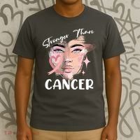 Stronger Than Cancer Girl T-Shirt thumb 3